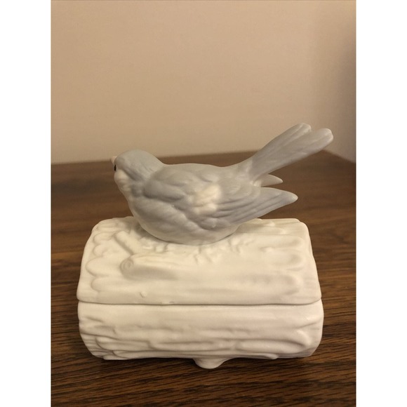 Crowning Touch Collections Trinket Jewelry Blue White Bird - Picture 3 of 5